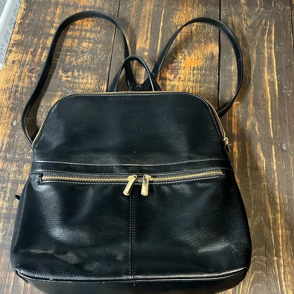 Black backpack